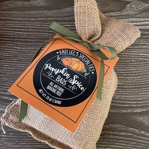 Kari Lee's Specialties - Wholesale Brownie Mix - Pumpkin Spice Bars Mix