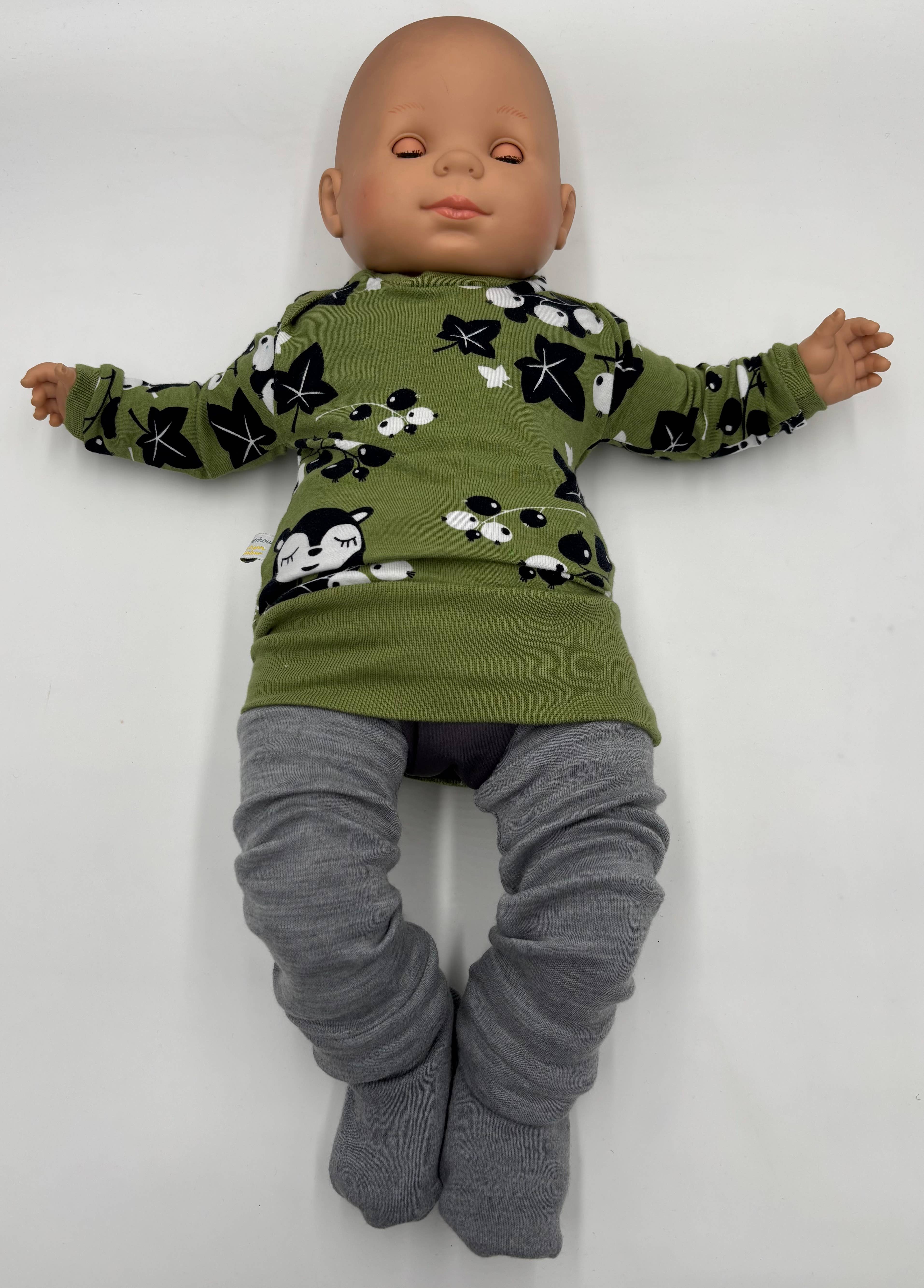 Ecopitchoun - Wholesale Socks - Baby - Baby leggings 0-3 years adjustable merino wool Ecopitchoun0