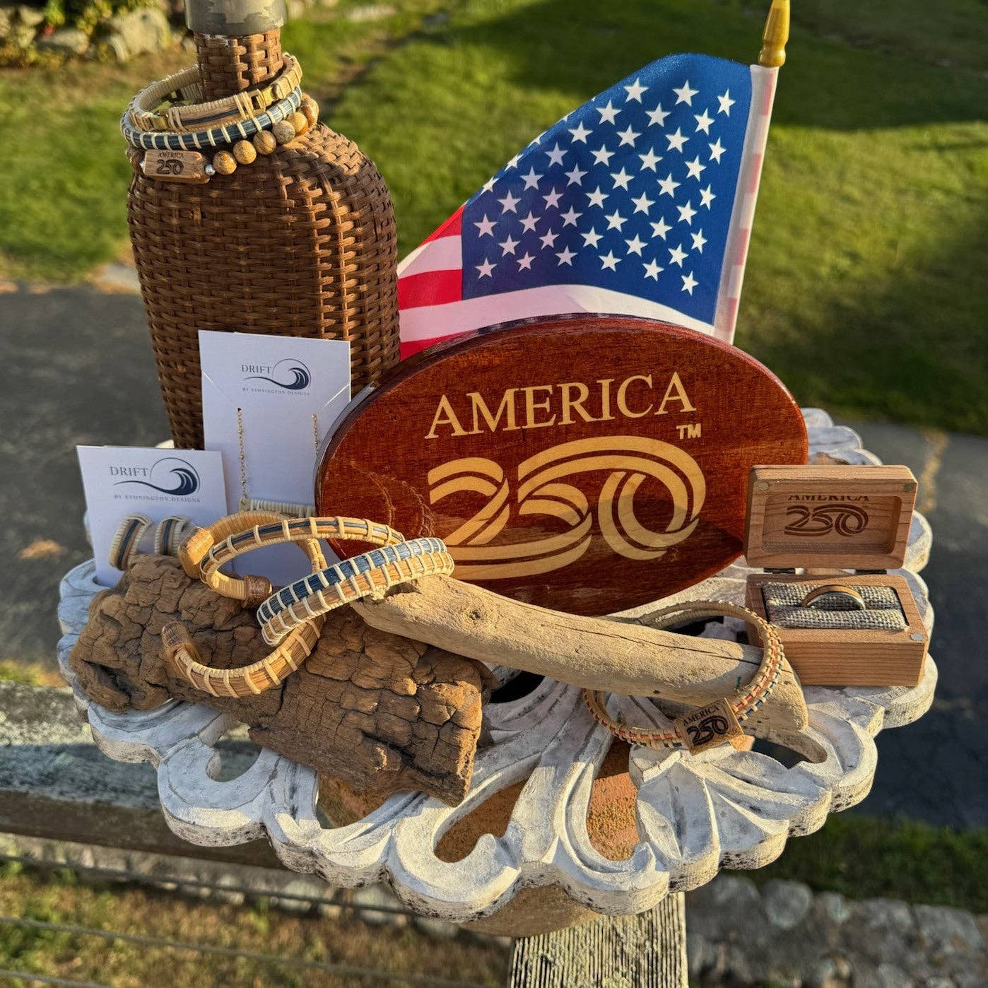 Stonington Designs/Hitch-Crafter - Wholesale Outdoor Ornament/Decor - America250™ Hitch Cover1