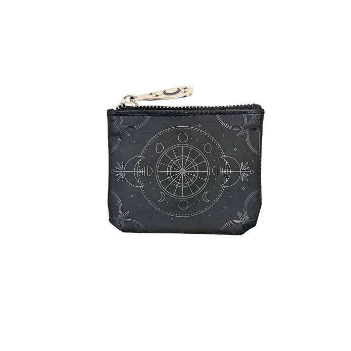 Goddess Provisions - Wholesale Coin purse – Women’s - Moon Phase Coin Purse - Pouch, Wallet, Witchy, Vegan Leather6