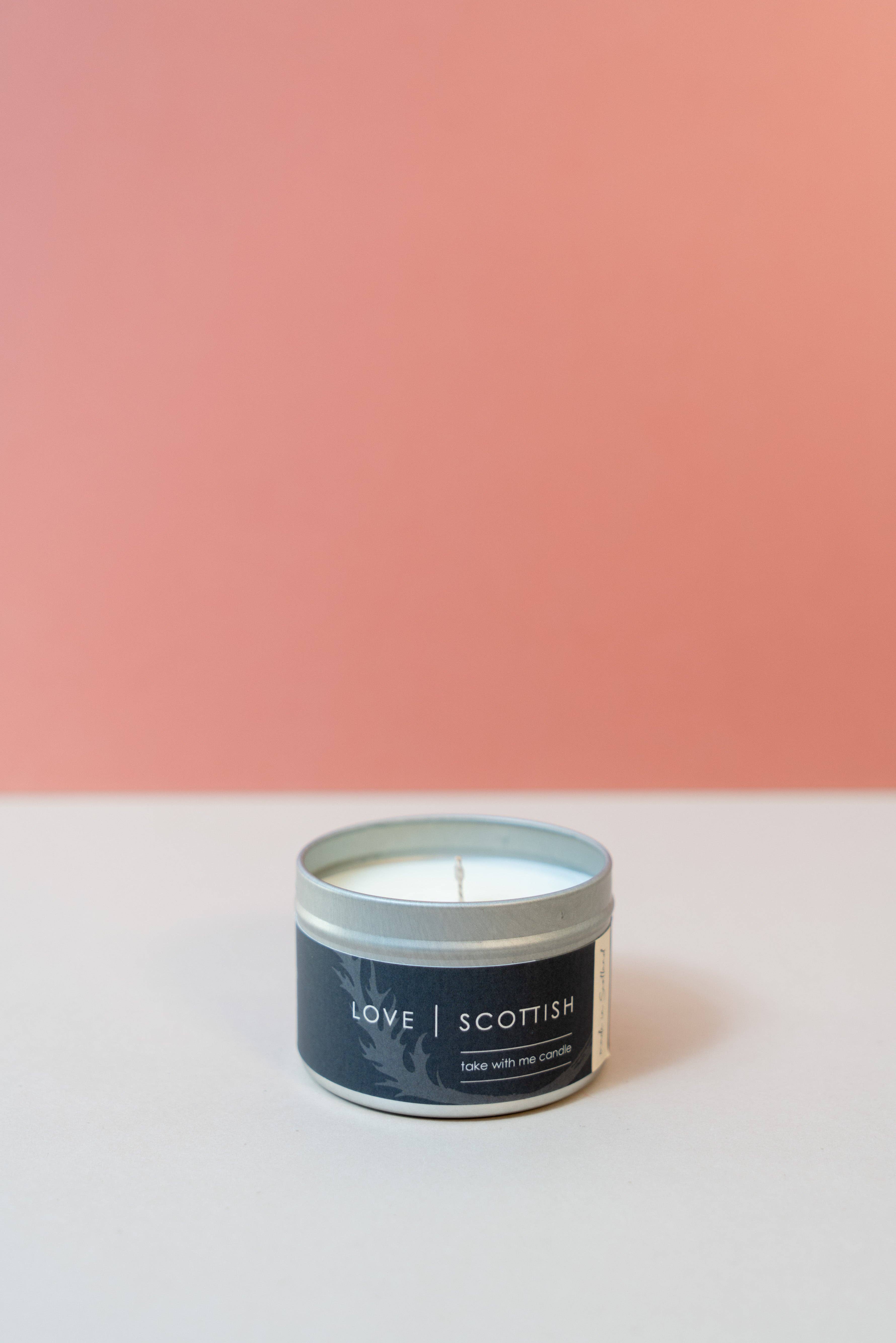 Love Scottish - Wholesale Travel Candles - Damson Plum Scented Candle Tin1