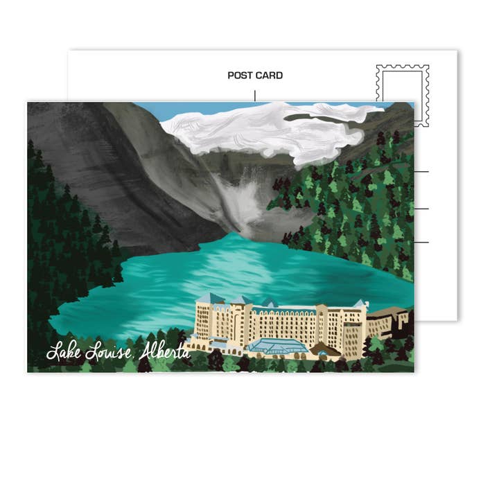 Lake Louise Alberta Postkort for engroshandel hos Jaybee Design
