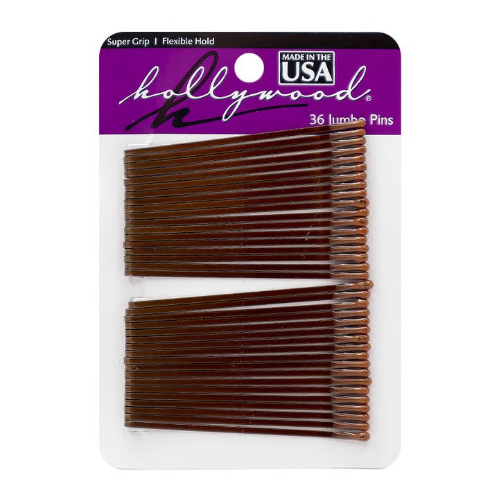 PINEAPPLE Beauty - Wholesale Bobby Pin - Women's - Hollywood H330BR Bronze Jumbo 36 pcs Pins - 12set