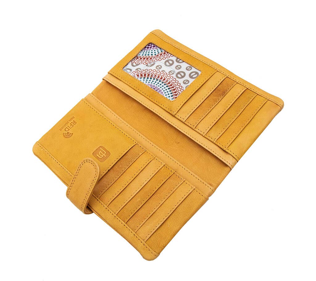 PRIMEHIDE - Venta al por mayor Cartera - Mujer - Monedero de piel grande Crumble - 65037