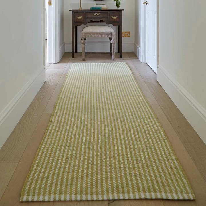 Weaver Green - Wholesale Vloerkleed - Polperro Stripe Gooseberry vloerkleed2