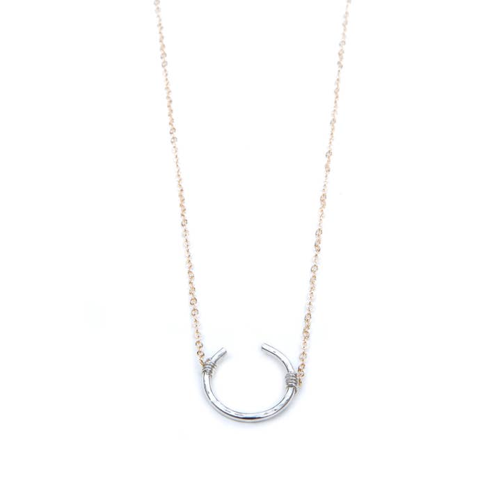 Trecy Bleich jewelry - Wholesale Pendant/Charm Necklace - Open Circle LARGE necklace