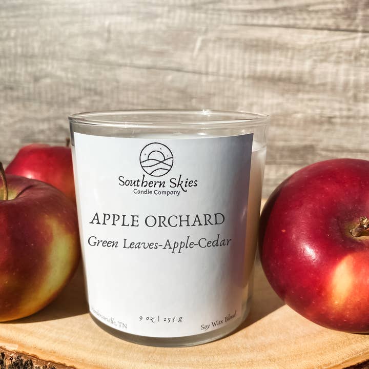 Apple Orchard Soja Ljus för wholesale av Southern Skies Candle Company
