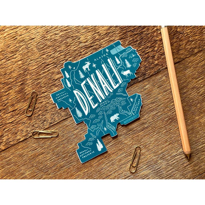 Noteworthy Paper & Press - Wholesale Sticker - Denali Sticker2