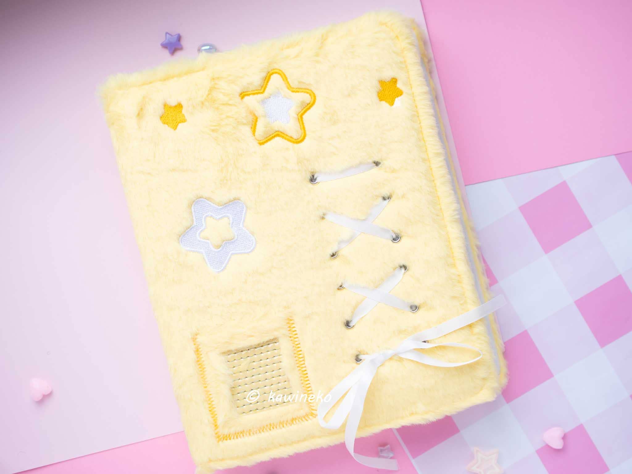 Kawineko - Wholesale Binder - cute plush A5 binder with inserts can fit 80 photocards14