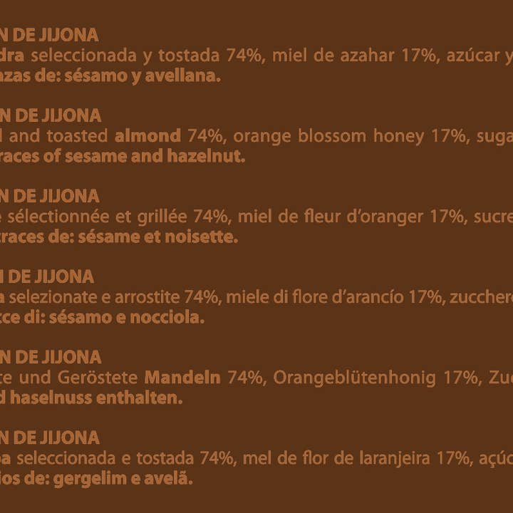 PABLO GARRIGÓS IBÁÑEZ - Wholesale Noga - Jijona Nougat Delicatessen Taart 200 g.1