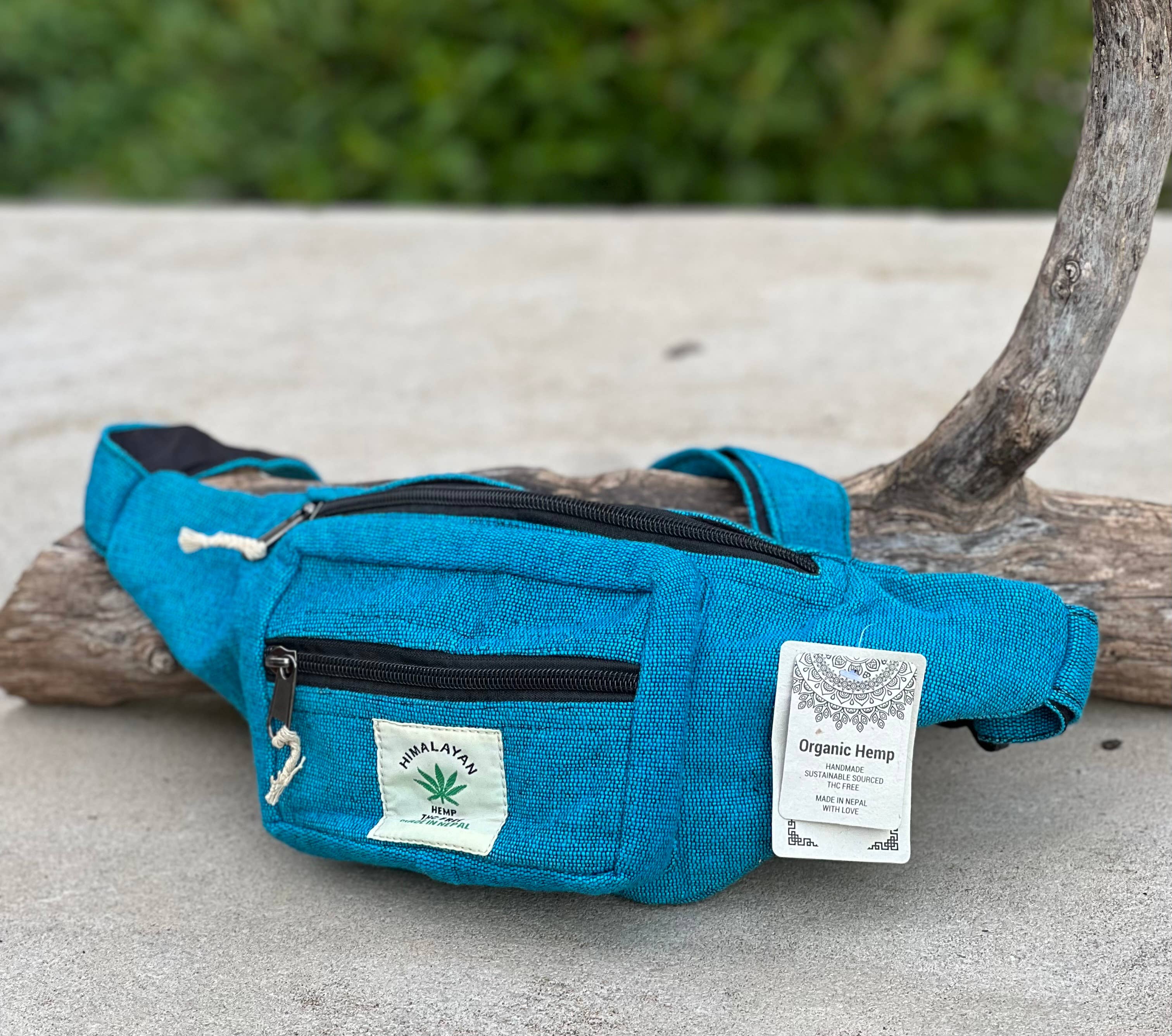 Lungta Imports - Wholesale Belt Bag - Women's - Eco-Friendly Boho Hippie Style Hemp Fanny Pack Hip Waist Bag6