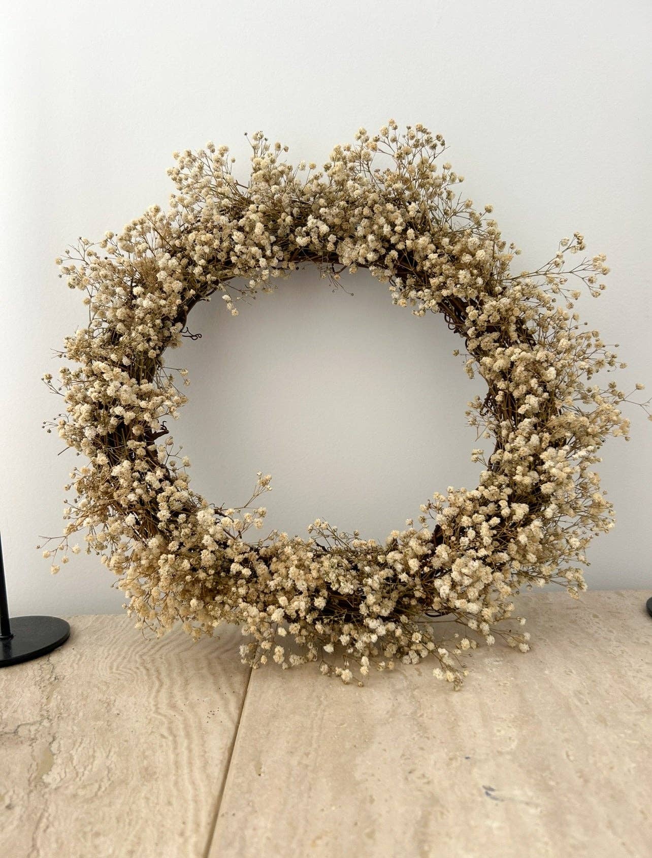 Cotswolds Willow Wreaths - Vendita all'ingrosso Ghirlanda - Ghirlanda di Gypsophila 'Darcie'1