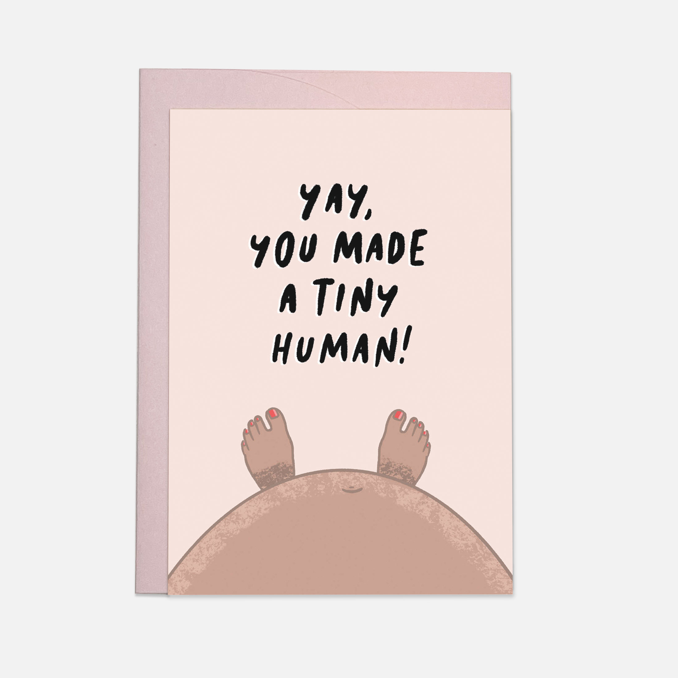 Kaart Blanche - Wholesale Baby Card - Tiny human greeting card (also in FR)6