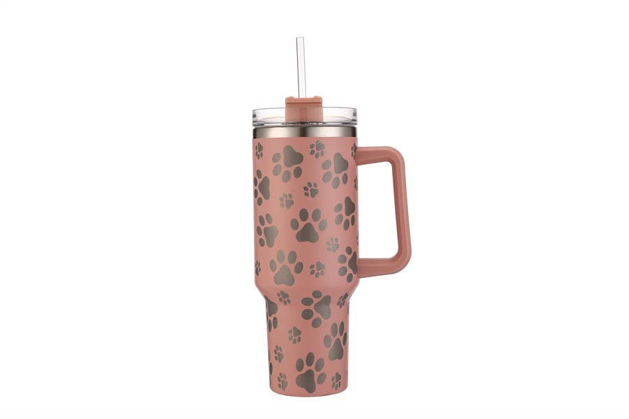 Nima Accessories Inc - Wholesale Insulated Mug/Tumbler - Paw Prints 40 oz Tumbler Cup2