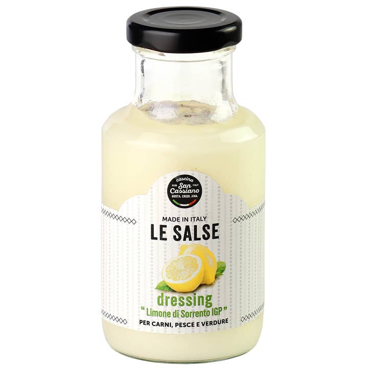 CASCINA SAN CASSIANO SRL - Wholesale Salad Dressing - Dressing With "Sorrento Lemon PGI" 250 g -Gluten free