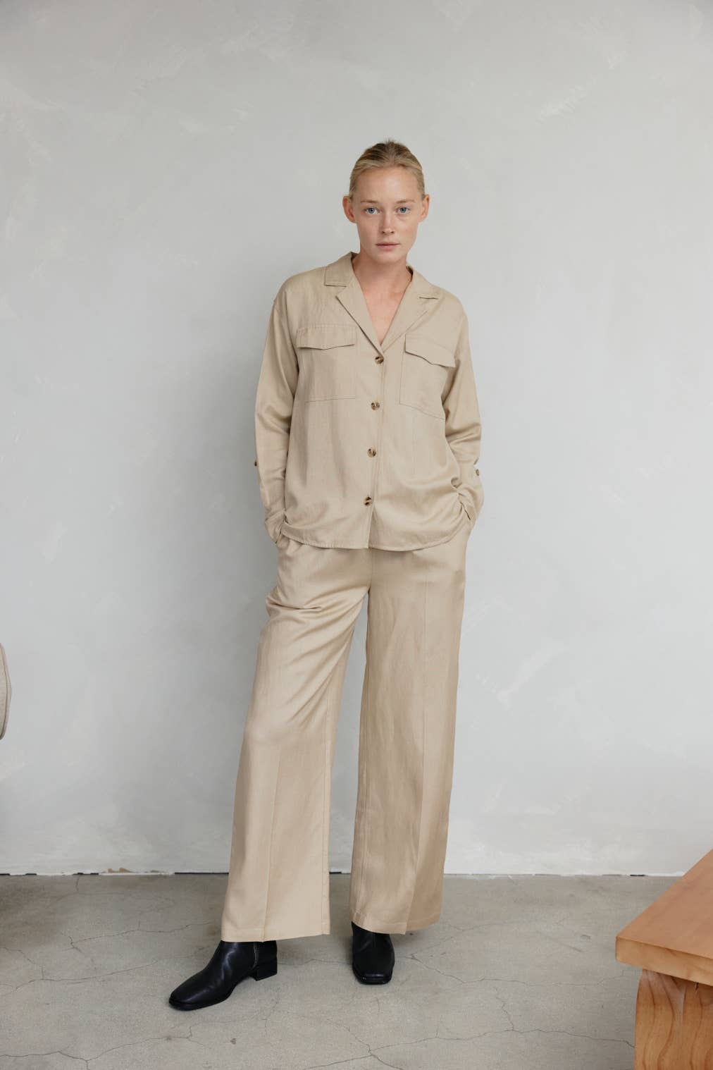 MOD REF - Wholesale Button Down Shirt - Women's - The Luciana Top | Relaxed Linen Button-Down Top9