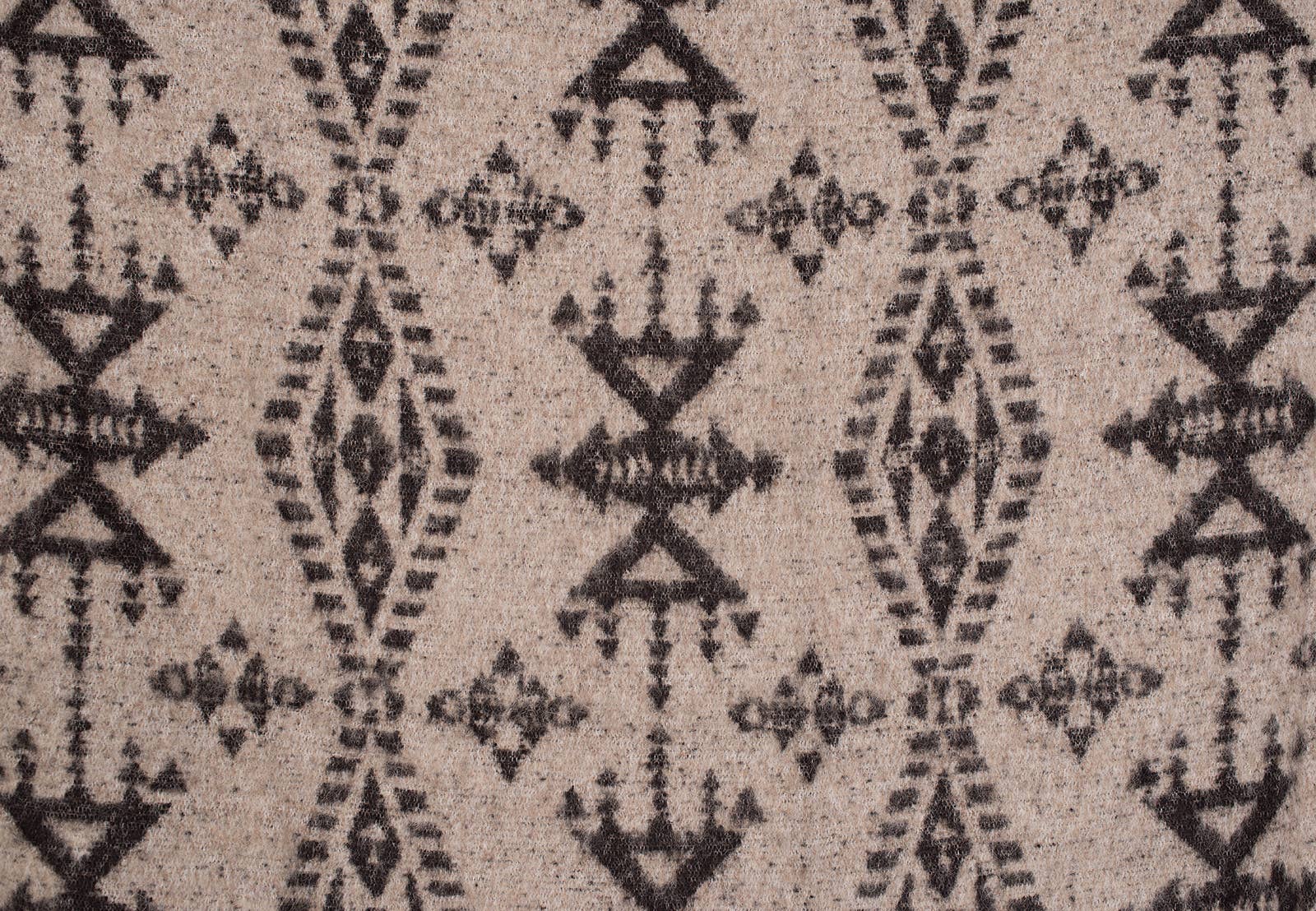 Beat Collection by Lanificio Idealtex Srl – Engroshandel Tæppe – Tribal uld- og alpaka-plaid med etnisk jacquardmønster0