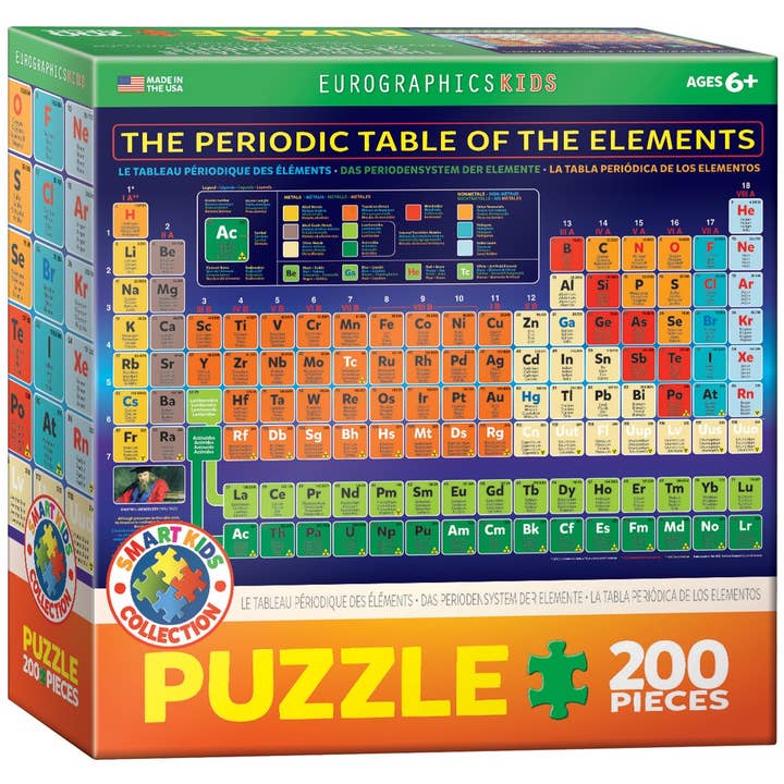 The Periodic Table of the Elements for wholesale by Eurographics Puzzles USA