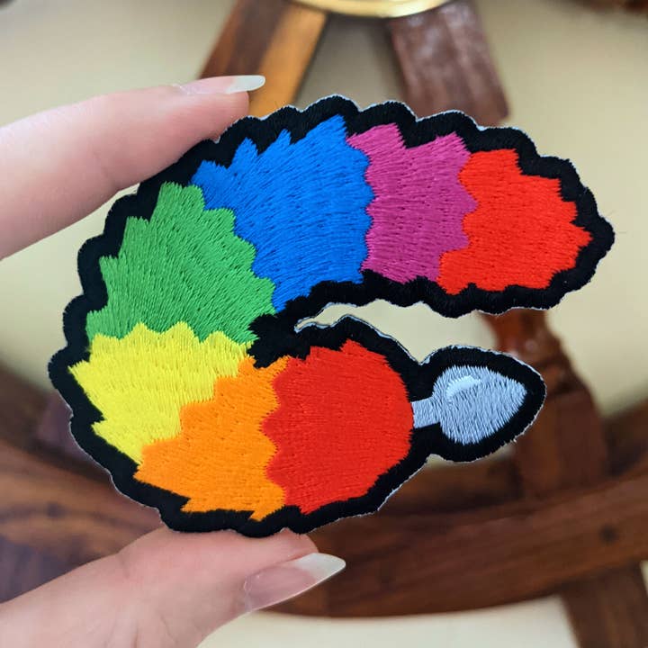 Cunning Linguist Co. - Wholesale Patch - Rainbow Tail iron-on patch