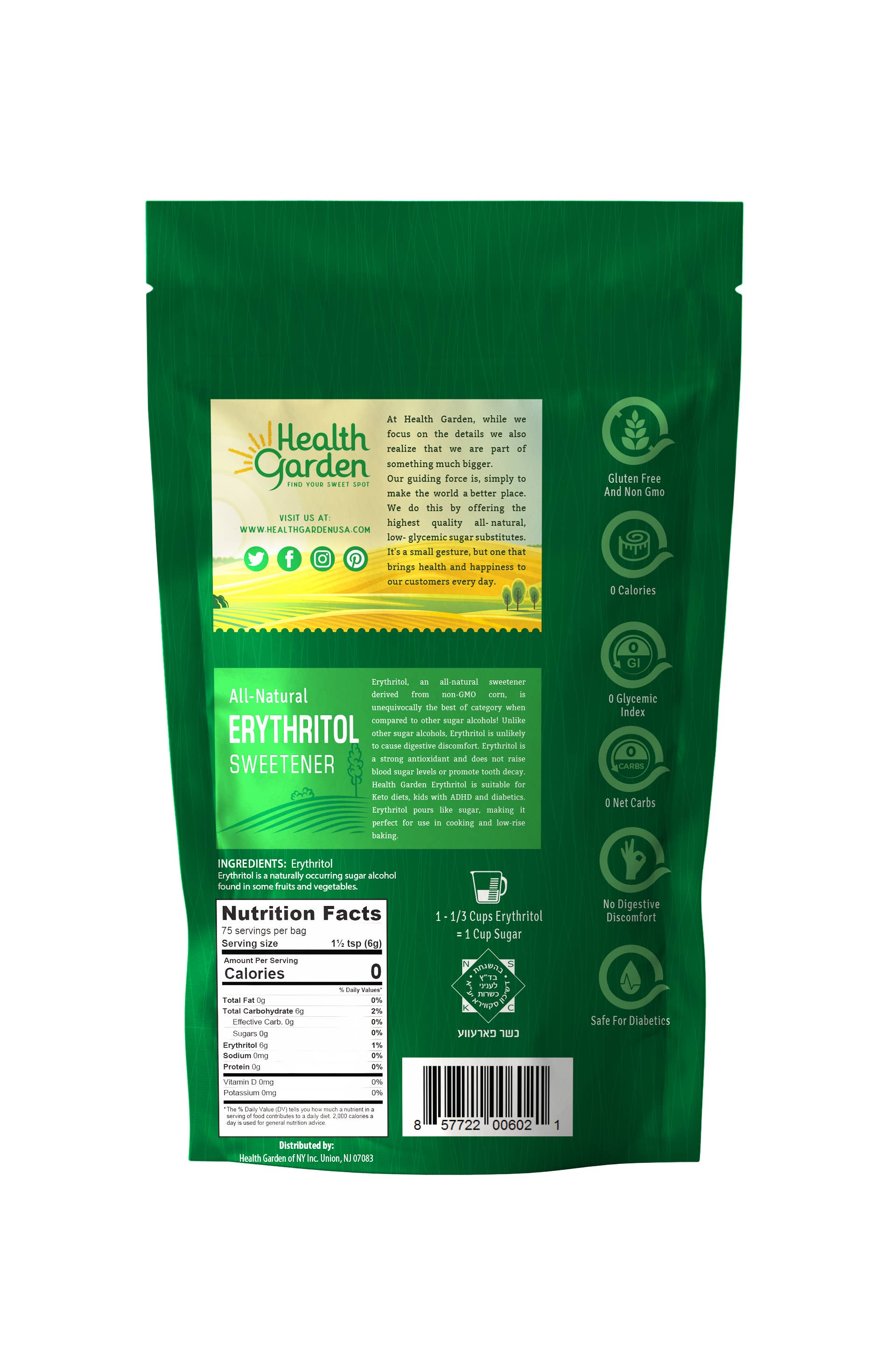 Health Garden of NY Inc. - Wholesale Sugar/Sweetener - Erythritol1