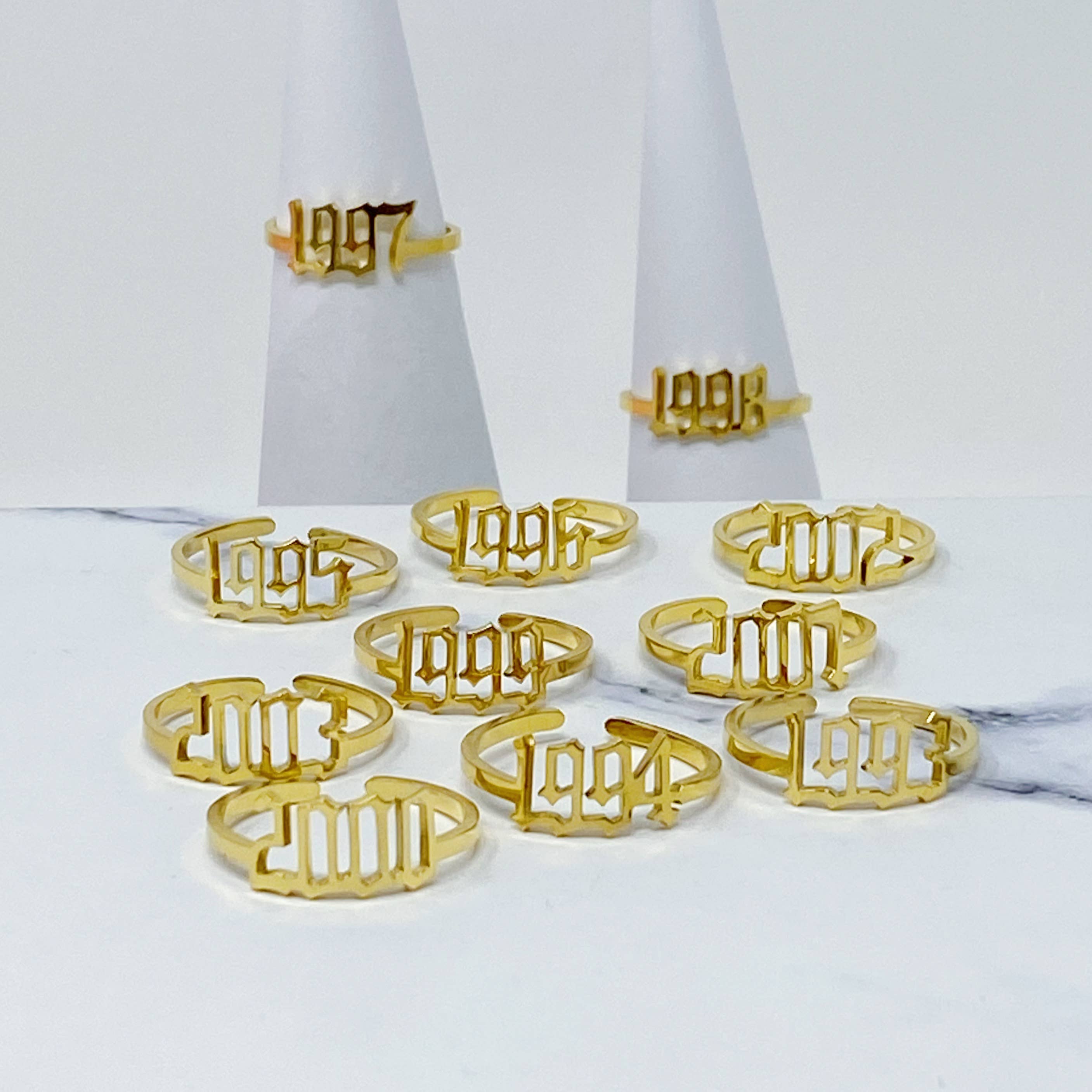 Ellison+Young - Wholesale Band/Stacked Ring - Birth Year Ring15