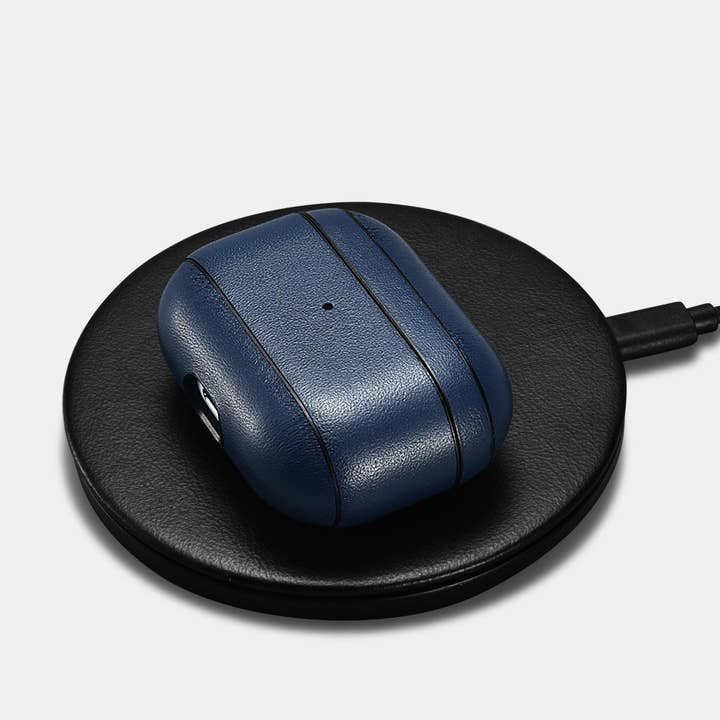 CairPods - Wholesale Airpod/Earbud Case - Men's - AirPods Pro Case Premium Napa Leather - Napa Blue2