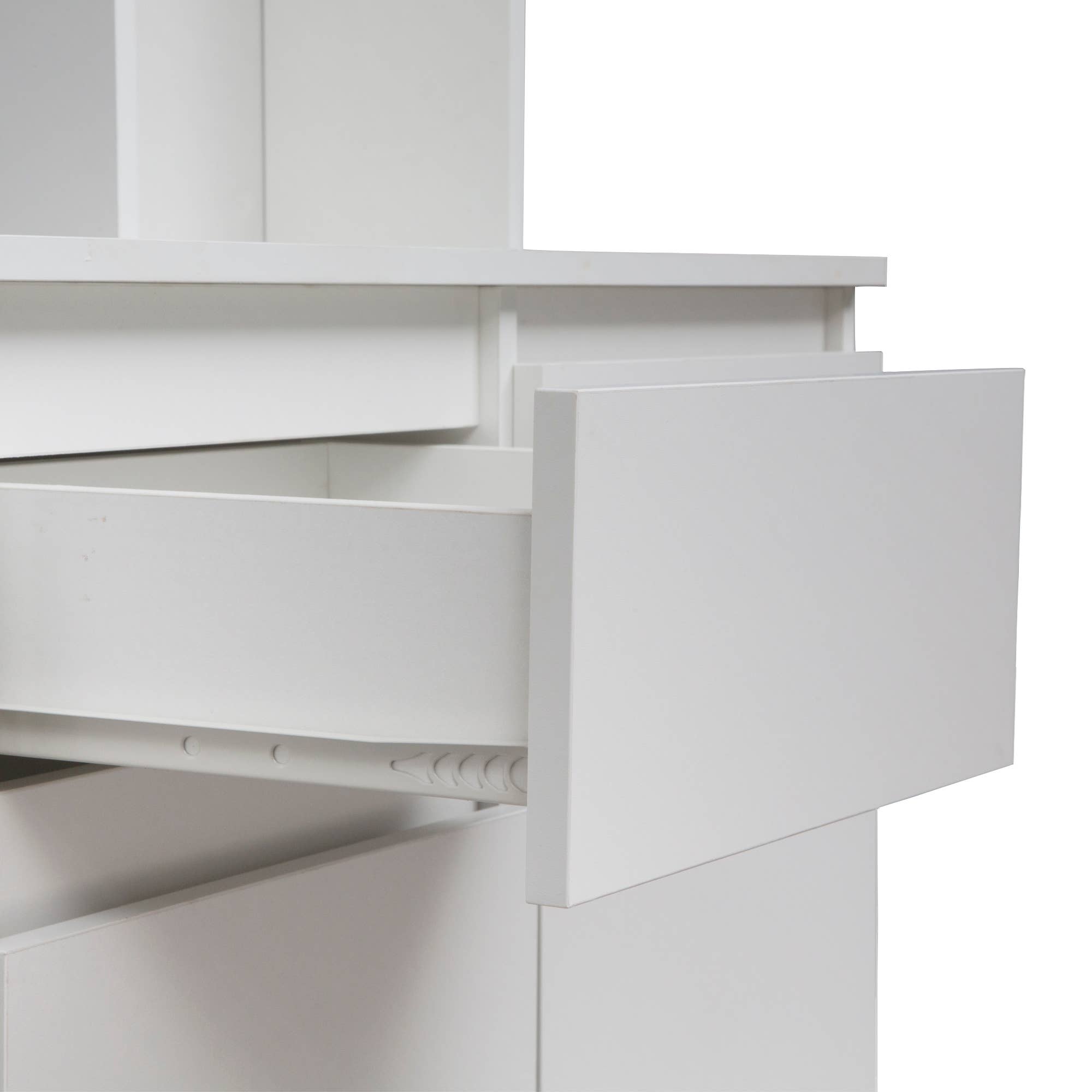 39F Inc. - Vente Armoire - Armoire de garde-manger 74", station de charge, support pour micro-ondes9