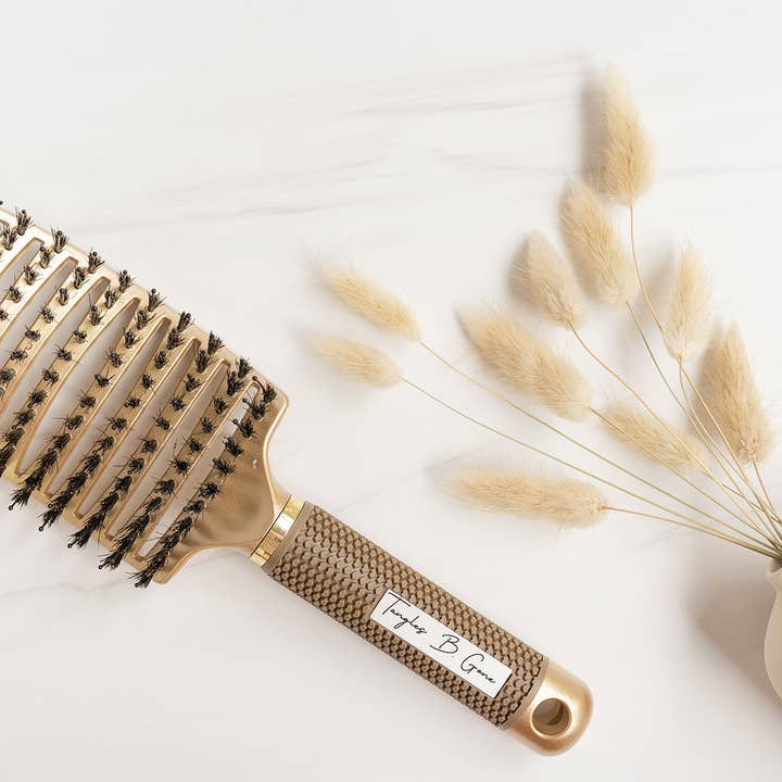Gold #1 Detangling Hair Brush for wholesale by Tangles B. Gone