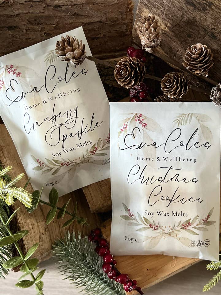 Christmas Wax Melts for wholesale by Eva Coles