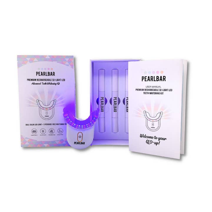 PearlBar Premium 32-Light LED Advanced Teeth Whitening Kit for wholesale by PearlBar