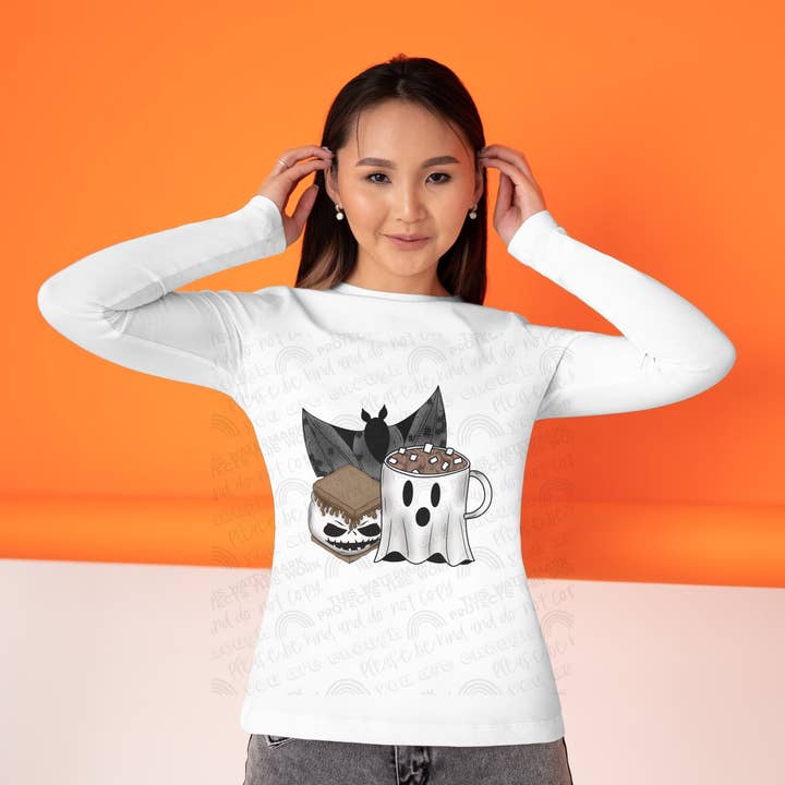 Batty Smores Cocoa Tee for wholesale by Hello Sunshine Boutique