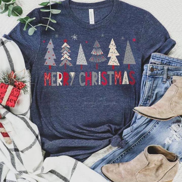 God Julgran Tee för wholesale av Okie Made Tees