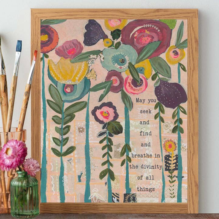 The Divinity of Everything - Print for wholesale by Kelly Rae Roberts