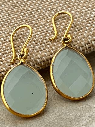 Pacific Blue Earrings for wholesale by Monsieur Pamplemousse