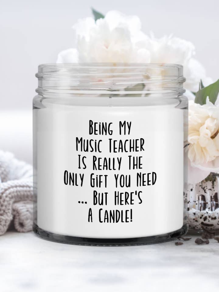 Candela insegnante di musica, regali per insegnanti di musica per la vendita all'ingrosso da parte di It's So Perfect