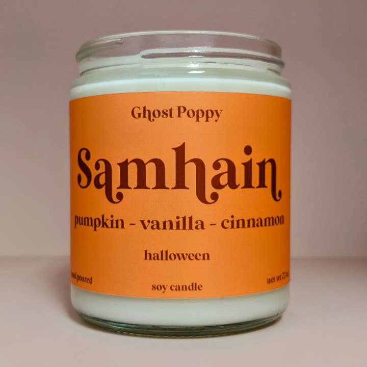 Vela de Halloween Samhain para venta al por mayor de Ghost Poppy