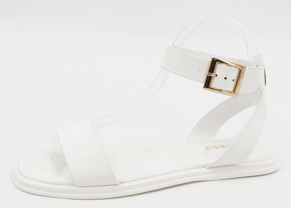 Andrea Bijoux - Wholesale Sandals - Women's - Flat Sandal Ankel Buckel Strap 1