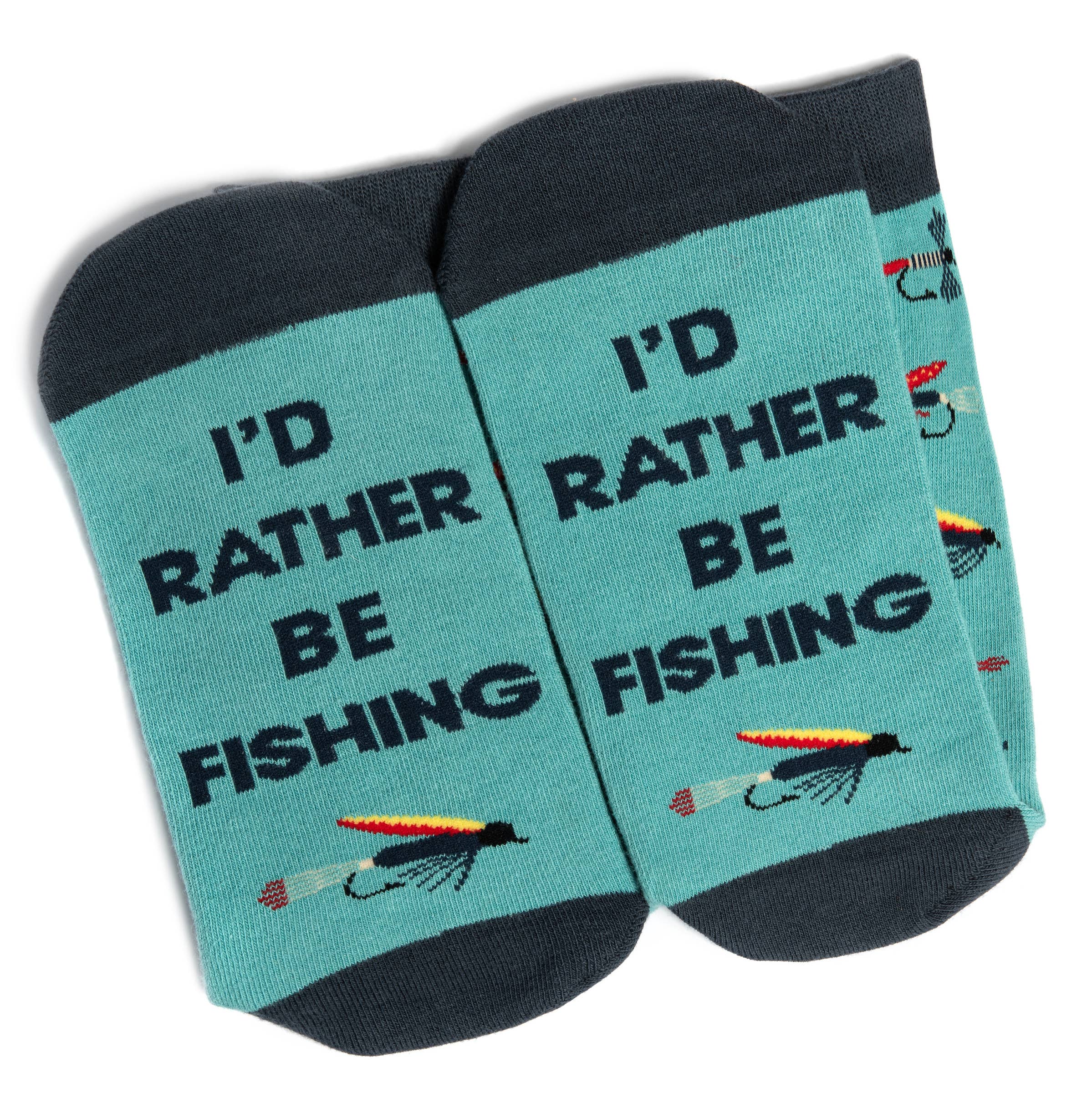 Lavley - Wholesale Socks - Unisex - I'd Rather Be Fly Fishing Socks6
