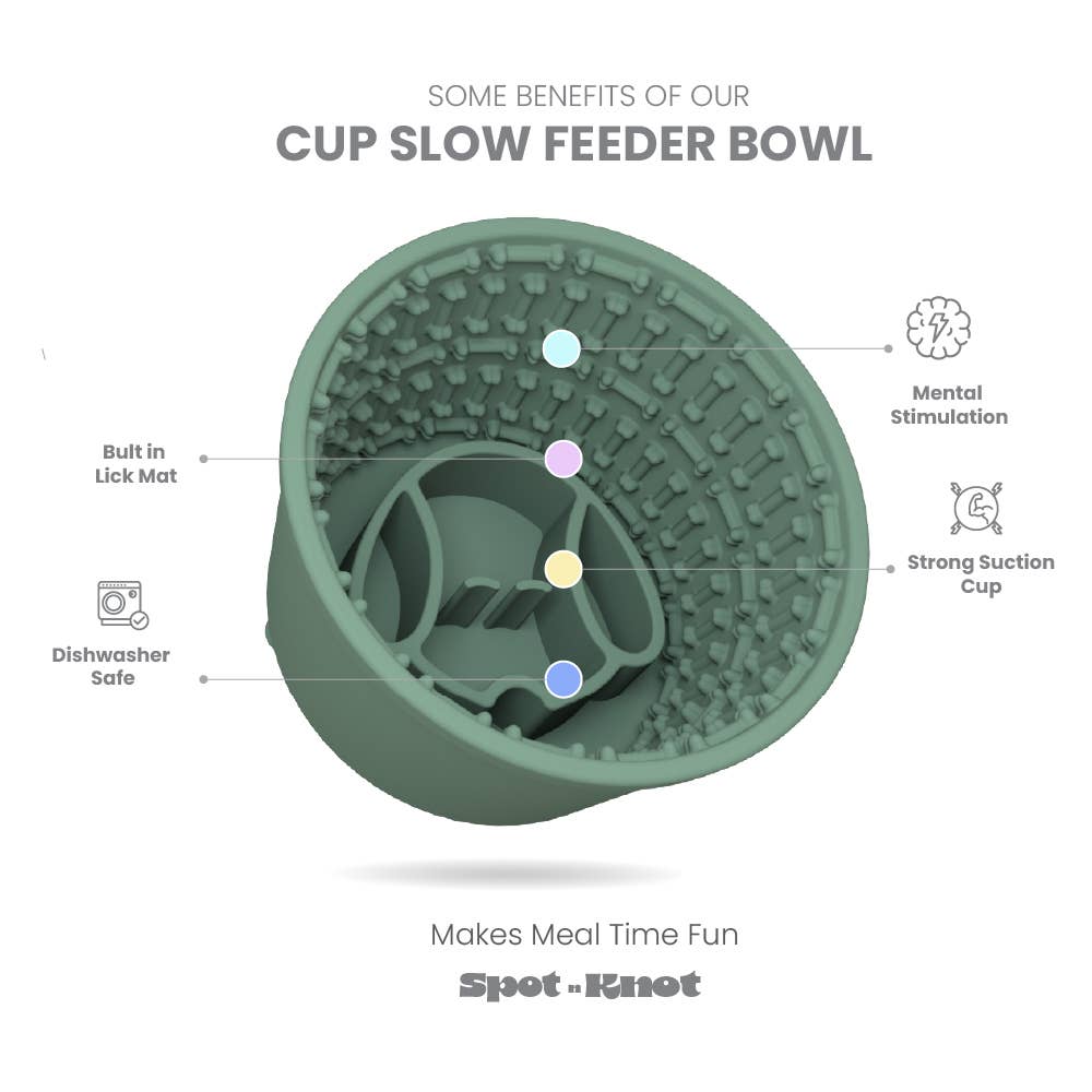 Spot N Knot – Großhandel Futternapf – Katze/Hund – Napf mit langsamer Fütterung für Hunde6