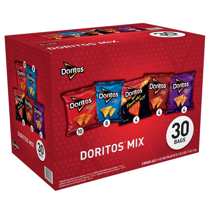 Doritos Mix, Variety Pack,1.75 oz 30 ct for wholesale by Swift Trade Group LLC