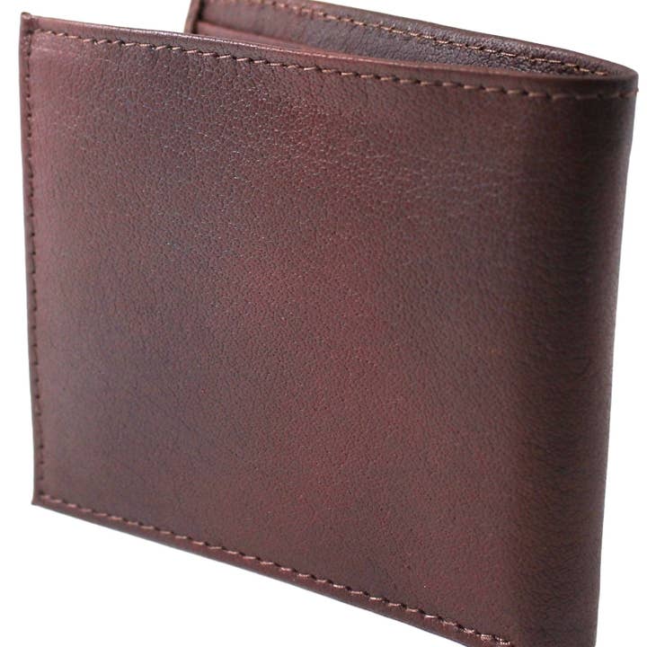 Cartera RFID de piel auténtica. Colores: negro o marrón No de estilo: 11043 para venta al por mayor de hide & chic