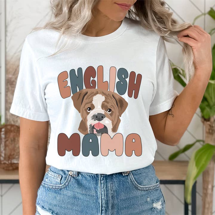 English Bulldog Mama Doodle for wholesale by Squishy Faces