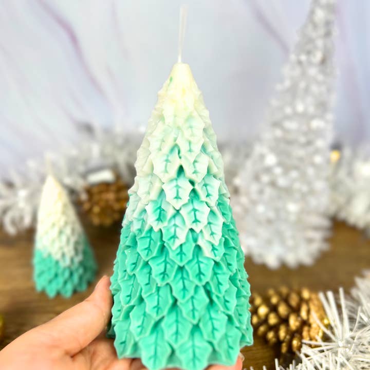 Velarosa Studio LLC - Wholesale Pillar Candle - Fir Tree Christmas Candle8