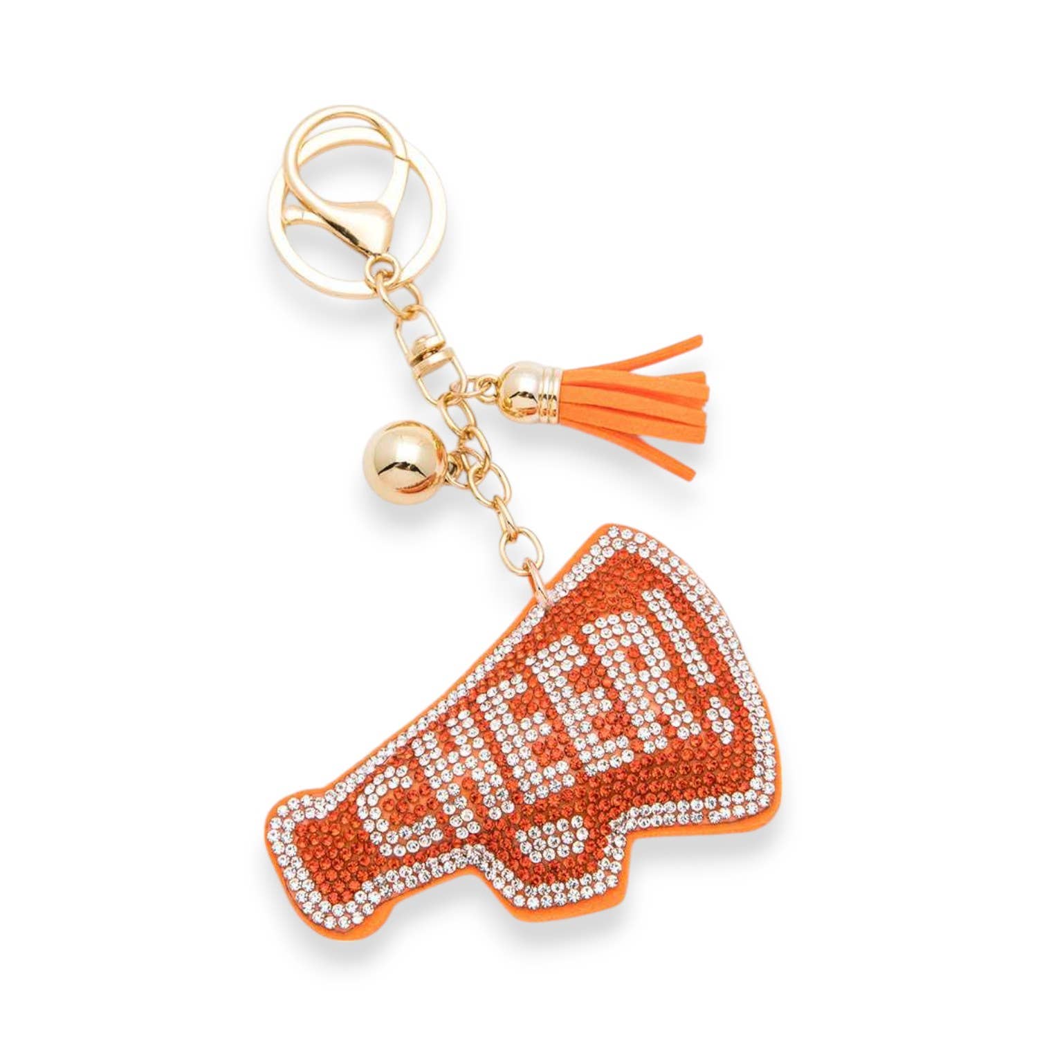 LA Jewelry Plaza - Wholesale Keychain - Women's - CHEER Sign Crystal Iconic Key Chain5