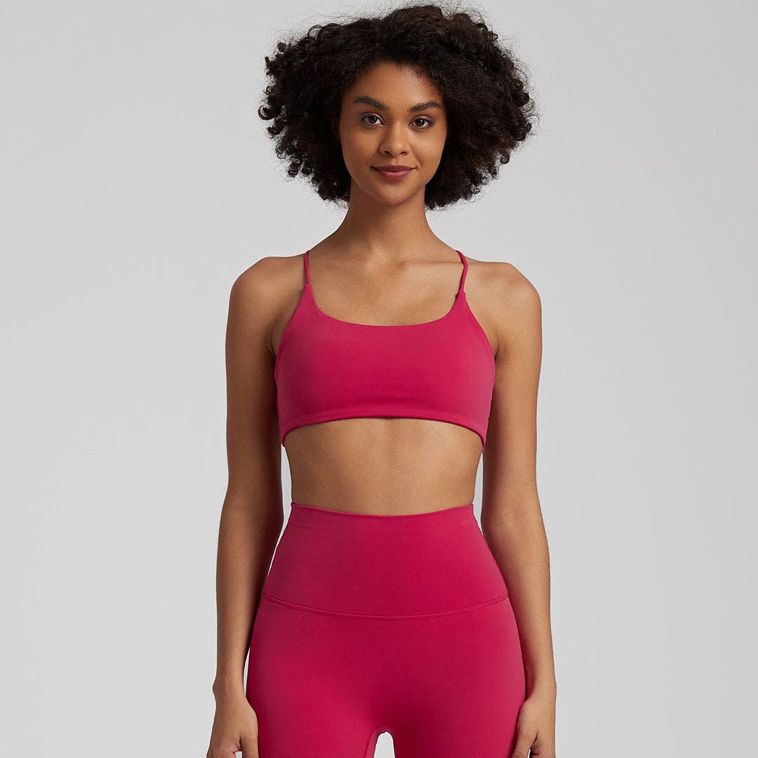 WONDERXFANS - Wholesale Sports Bra - Women's - Thin shoulder strap cross back sports bra12