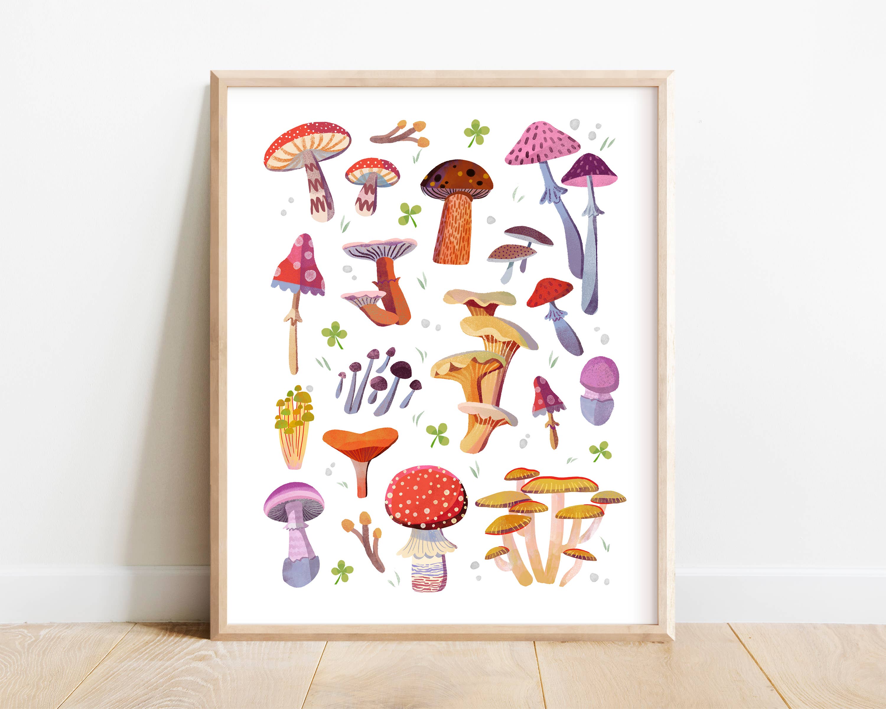 Katie Melrose Made - Wholesale Art Print - Mushroom Art Print1