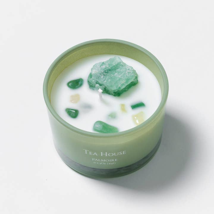 Palmoire Home Fragrance – Großhandel Kerze im Glas / gefüllte Kerze – Tea House Sojawachskerze mit Tee- und Jasmin-Zitrusduft3