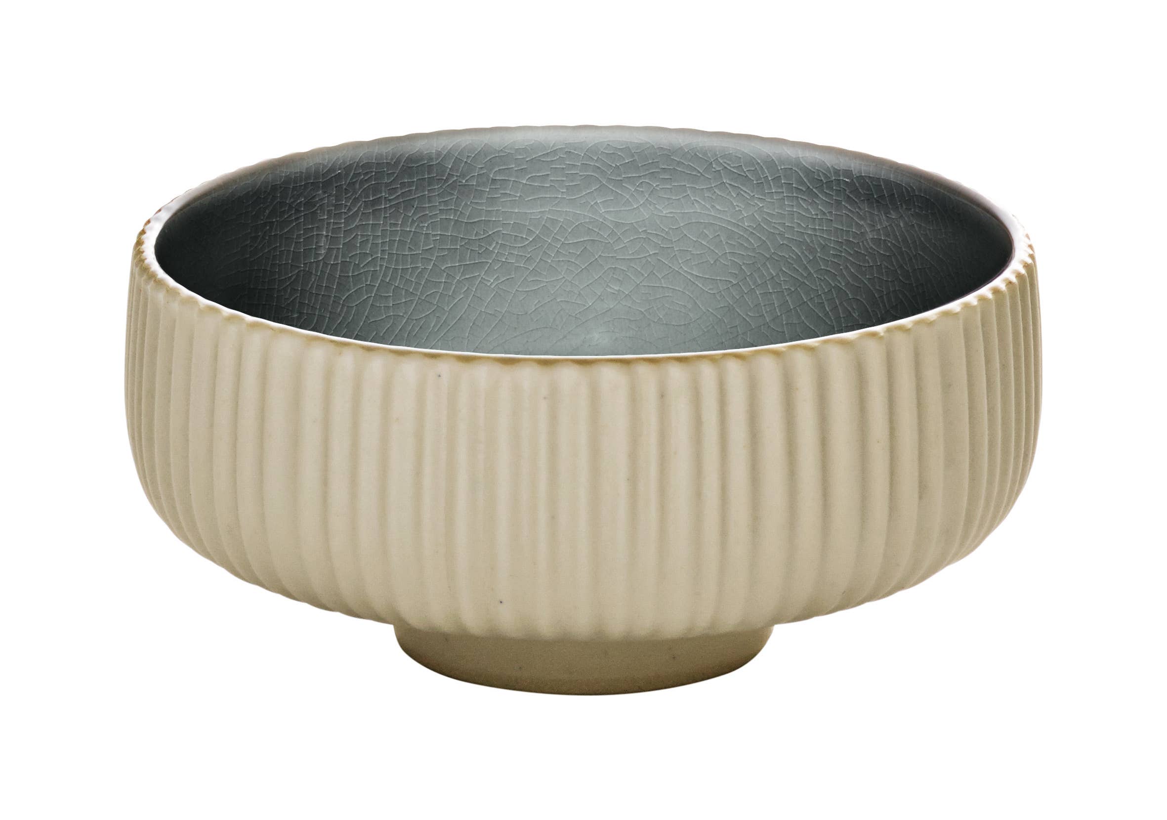 Bauscher Hepp - Wholesale Bowl - 21cm Grey Round Relief Bowl - Nara Collection