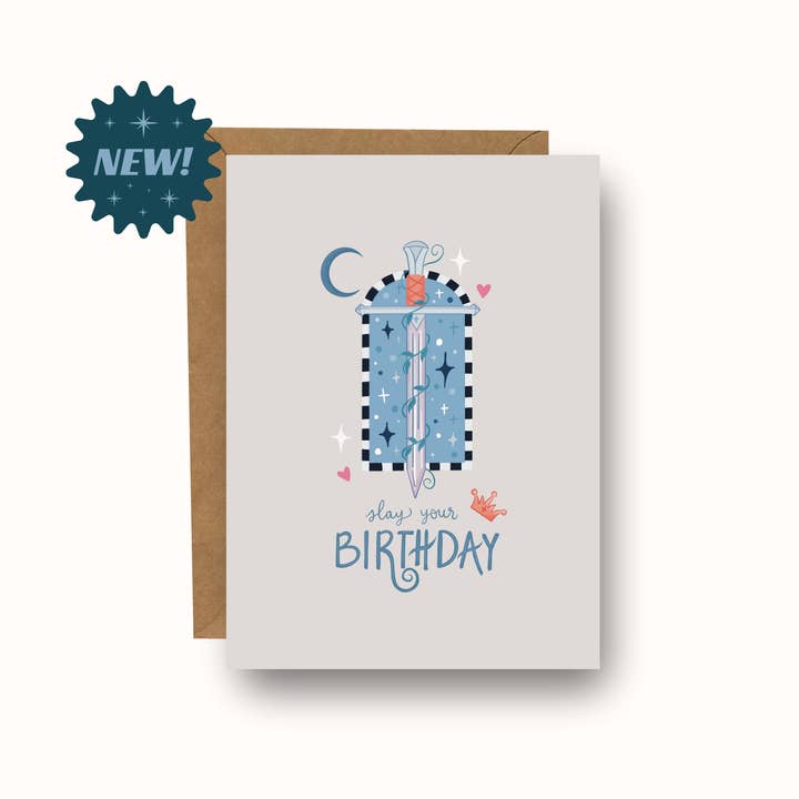 Doohickle Designs - Wholesale Birthday Card - Slay Your Birthday Greeting Card