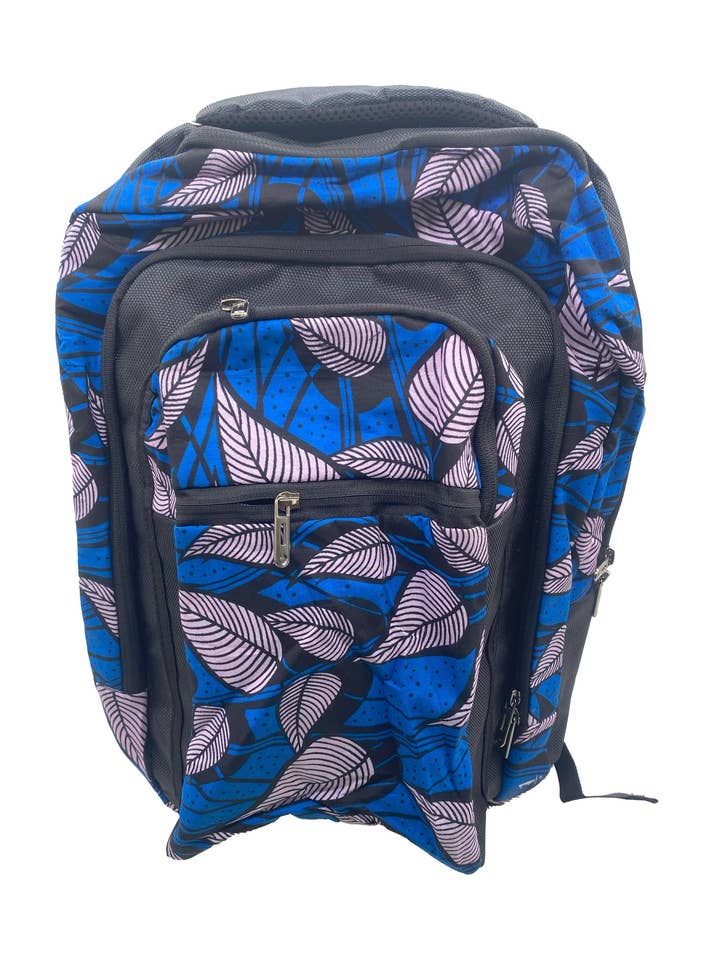 African Print Backpack | Laptop Bag for wholesale by Satsuma Wholesale